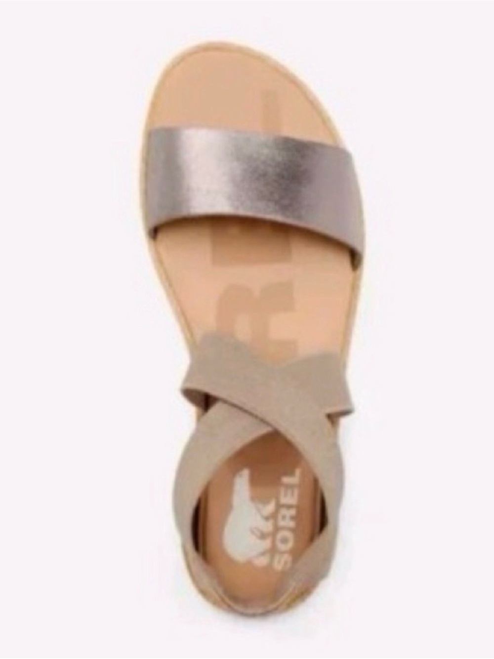 Sorel Ella II Ash Sandals Size 10